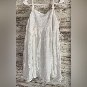 NWT ae white lined dress
